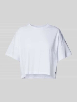 Zdjęcie produktu T-shirt krótki z detalem z logo model ‘ALENA’ Noisy May