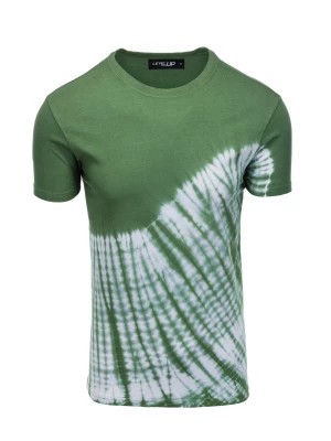 Zdjęcie produktu T-shirt męski bawełniany TIE DYE - zielony V3 S1617
 -                                    M
