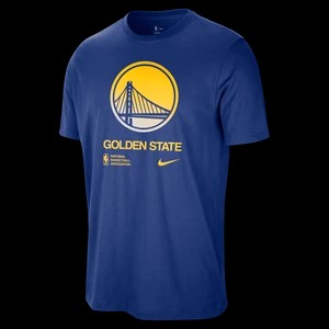 Zdjęcie produktu T-shirt męski Nike NBA Golden State Warriors Courtside - Niebieski