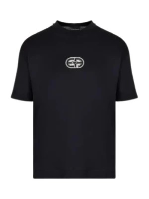 Zdjęcie produktu T-shirt Męski z Logo Recreate Styl Casual Emporio Armani