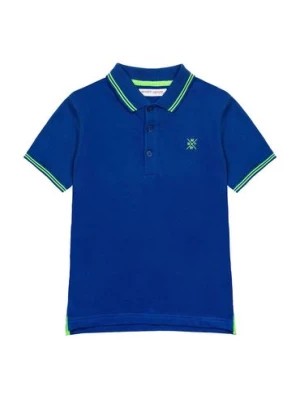 Zdjęcie produktu T-shirt niemowlęcy niebieski polo Minoti