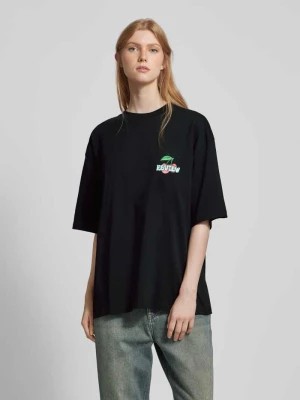 Zdjęcie produktu T-shirt o kroju oversized z nadrukiem z logo Review