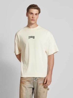 Zdjęcie produktu T-shirt o kroju oversized z okrągłym dekoltem REVIEW