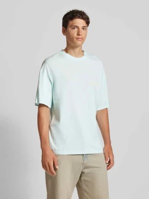 Zdjęcie produktu T-shirt o kroju oversized z prążkowanym, okrągłym dekoltem model ‘NOTO’ jack & jones