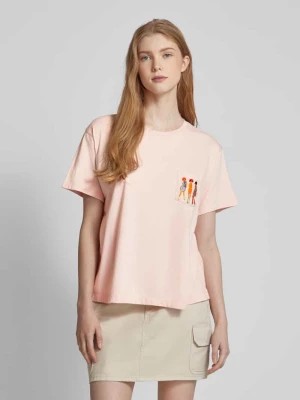 Zdjęcie produktu T-shirt o kroju oversized z wyhaftowanym motywem model ‘TUXEN’ Oilily