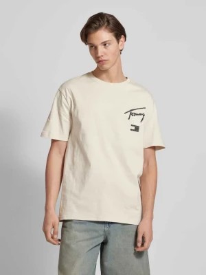 Zdjęcie produktu T-shirt o kroju Regular Fit z nadrukiem z logo Tommy Jeans