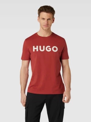 Zdjęcie produktu T-shirt o kroju regular fit z nadrukiem z motywem i logo HUGO