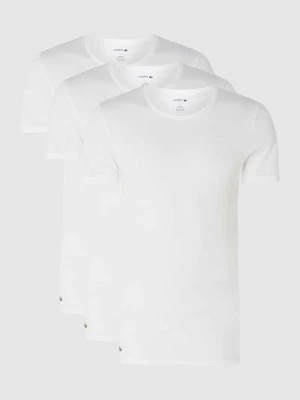 Zdjęcie produktu T-shirt o kroju slim fit z bawełny w zestawie 3 szt. Lacoste