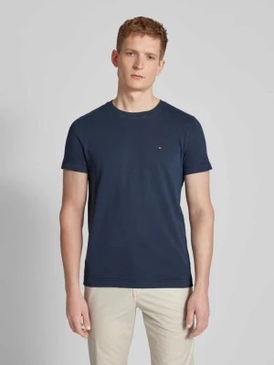 Zdjęcie produktu T-shirt o kroju slim fit z wyhaftowanym logo model ‘GARMENT’ Tommy Hilfiger