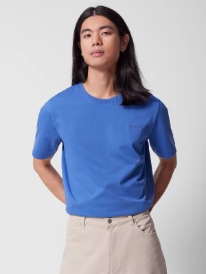 Zdjęcie produktu T-shirt regular gładki męski Outhorn - kobaltowy