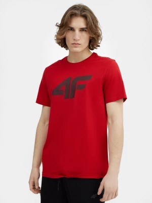 Zdjęcie produktu T-shirt regular z nadrukiem męski 4F