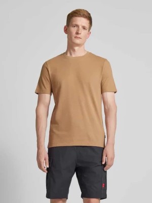 Zdjęcie produktu T-shirt w jednolitym kolorze model ‘TIBURT’ Boss