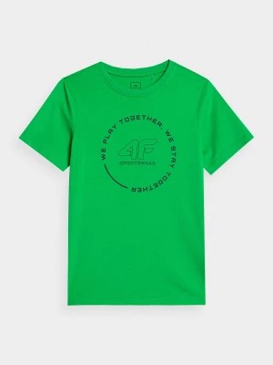 Zdjęcie produktu T-shirt z bawełny organicznej chłopięcy 4F