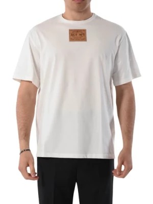 Zdjęcie produktu T-shirt z bawełny z przodem logo ACT N°1