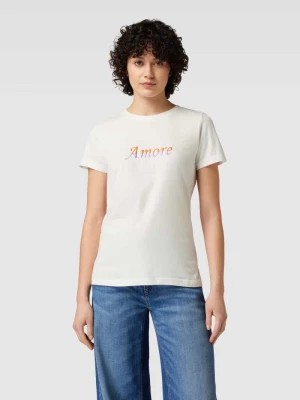 Zdjęcie produktu T-shirt z czystej bawełny model ‘Runela’ Ichi