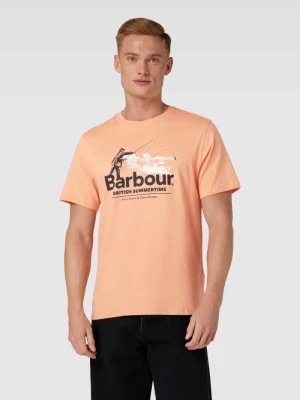Zdjęcie produktu T-shirt z detalem z logo model ‘CAST’ Barbour