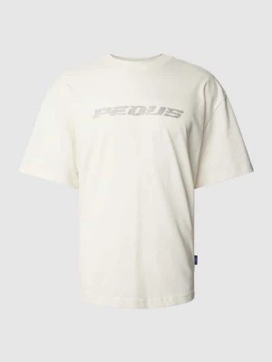 Zdjęcie produktu T-shirt z detalem z logo PEQUS