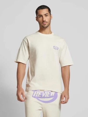 Zdjęcie produktu T-shirt z detalem z logo REVIEW