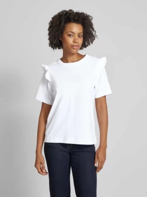 Zdjęcie produktu T-shirt z falbanami model ‘CILLEE’ Selected Femme