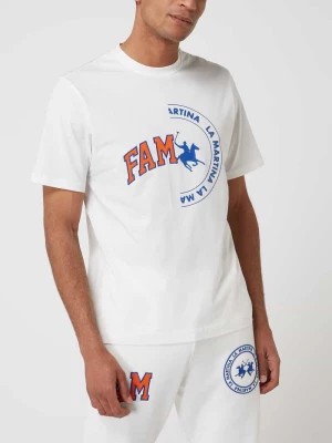 Zdjęcie produktu T-shirt z haftem La Martina x Family First Milano