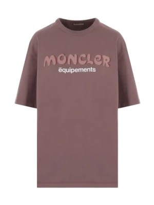 Zdjęcie produktu T-shirt z jerseyu w kolorze śliwkowym Salehe Bembury Moncler