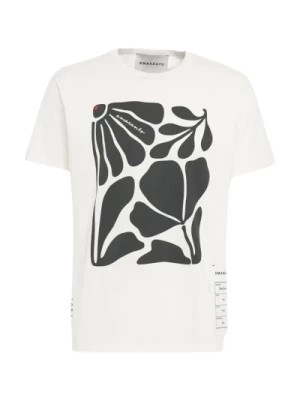 Zdjęcie produktu T-shirt z kwiatowym nadrukiem Amaránto