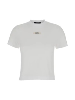 Zdjęcie produktu T-shirt z Logo Crewneck Biały Jacquemus