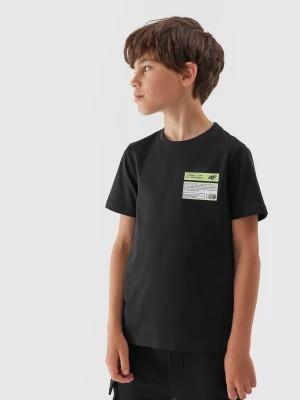 Zdjęcie produktu T-shirt z nadrukiem chłopięcy 4F JUNIOR