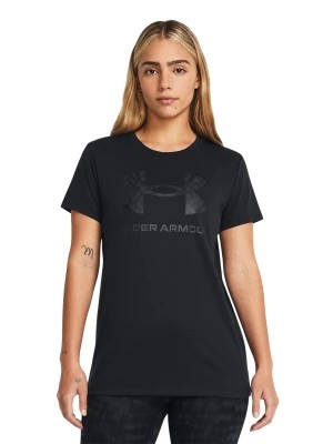 Zdjęcie produktu T-shirt z nadrukiem damski Under Armour UA Rival Logo SS - czarny