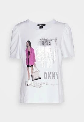 Zdjęcie produktu T-shirt z nadrukiem DKNY