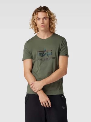 Zdjęcie produktu T-shirt z nadrukiem z logo alpha industries