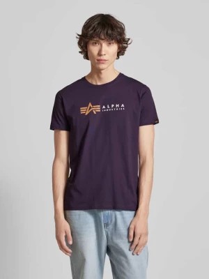 Zdjęcie produktu T-shirt z nadrukiem z logo alpha industries