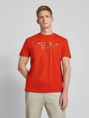 Zdjęcie produktu T-shirt z nadrukiem z logo Armani Exchange