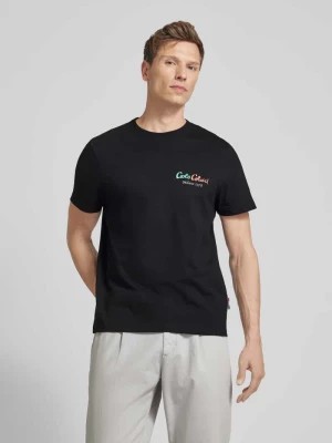 Zdjęcie produktu T-shirt z nadrukiem z logo carlo colucci