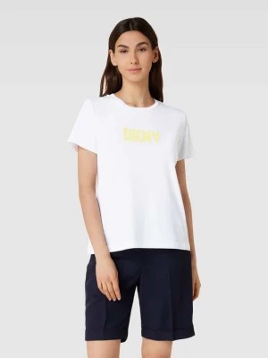 Zdjęcie produktu T-shirt z nadrukiem z logo DKNY