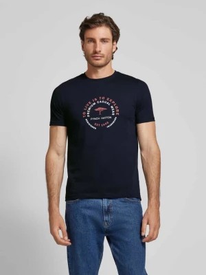 Zdjęcie produktu T-shirt z nadrukiem z logo FYNCH-HATTON