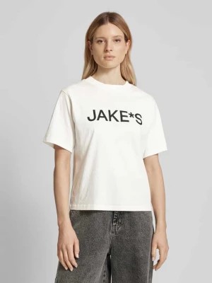 Zdjęcie produktu T-shirt z nadrukiem z logo Jake*s Casual