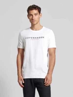 Zdjęcie produktu T-shirt z nadrukiem z logo model ‘Copenhagen’ lindbergh