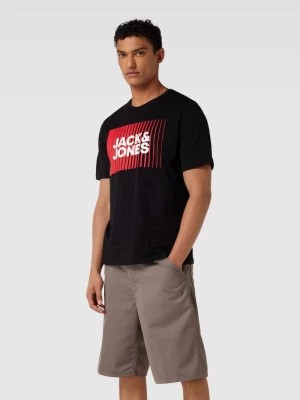 Zdjęcie produktu T-shirt z nadrukiem z logo model ‘CORP’ jack & jones