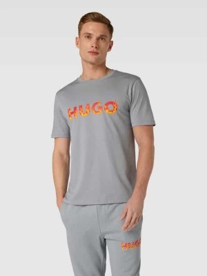 Zdjęcie produktu T-shirt z nadrukiem z logo model ‘Danda’ HUGO