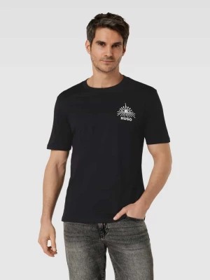 Zdjęcie produktu T-shirt z nadrukiem z logo model ‘Dedico’ HUGO