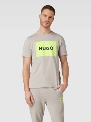 Zdjęcie produktu T-shirt z nadrukiem z logo model ‘DULIVE’ HUGO