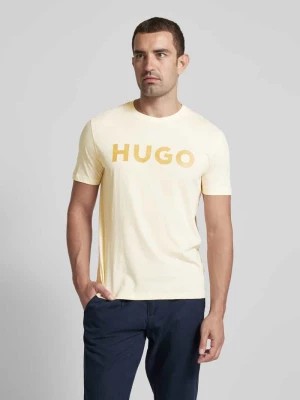 Zdjęcie produktu T-shirt z nadrukiem z logo model ‘DULIVIO’ HUGO