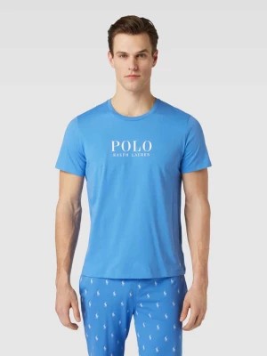 Zdjęcie produktu T-shirt z nadrukiem z logo model ‘LIQUID COTTON’ Polo Ralph Lauren Underwear