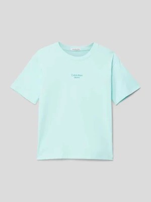 Zdjęcie produktu T-shirt z nadrukiem z logo model ‘SERENITY’ Calvin Klein Jeans