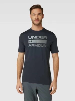 Zdjęcie produktu T-shirt z nadrukiem z logo model ‘TEAM ISSUE’ Under Armour