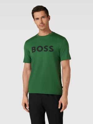 Zdjęcie produktu T-shirt z nadrukiem z logo model ‘Tiburt’ Boss