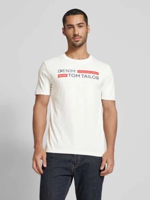 Zdjęcie produktu T-shirt z nadrukiem z logo model ‘Type H’ Tom Tailor Denim