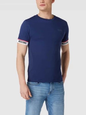 Zdjęcie produktu T-shirt z nadrukiem z logo Moschino Swim + Underwear