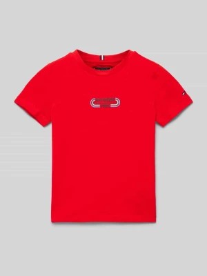 Zdjęcie produktu T-shirt z nadrukiem z logo Tommy Hilfiger Teens